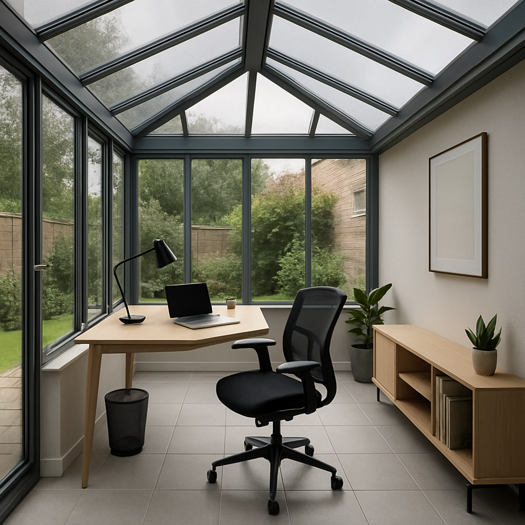 Conservatory with an office